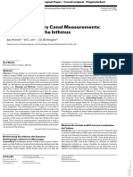 External Auditory Canal Measurements