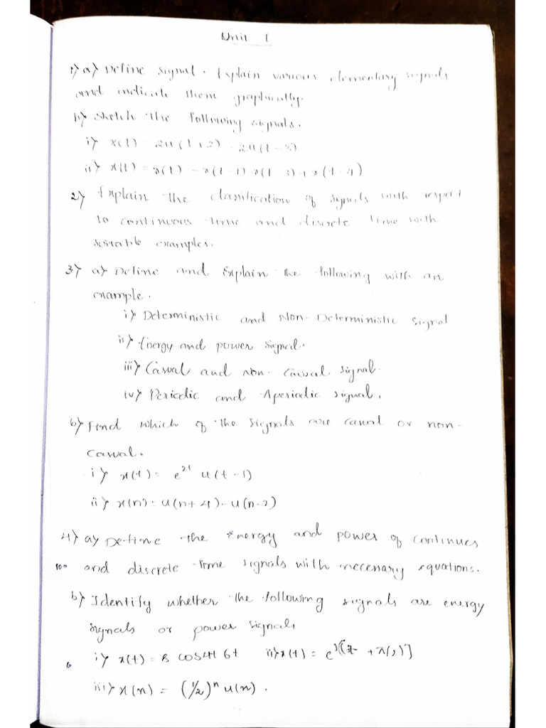 SSRP Unit 1 | PDF