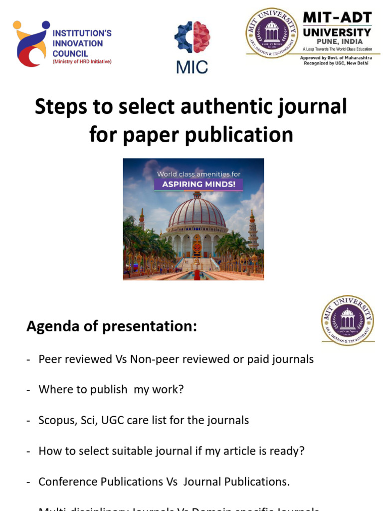 Selecting Authentic Journals for Publication | PDF | Academic Journal ...