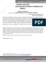 OLIVEIRA Rouba, Mas Faz Corrupção, Desigualdade de Renda e Pobreza No Brasil