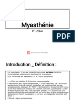 Myasthénie (Notes)