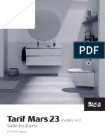 Tarif Mars 2023 MA