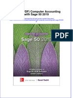 Download eBook PDF Computer Accounting With Sage 50 2019 pdf