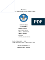 Makalah Dampak Ketergantungan Media Sosial