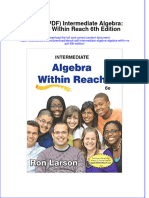 FULL Download Ebook PDF Intermediate Algebra Algebra Within Reach 6th Edition PDF Ebook
