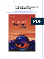 FULL Download Ebook PDF International Business 3rd Edition by Mike Peng PDF Ebook