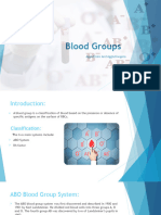 Blood Group Presentation