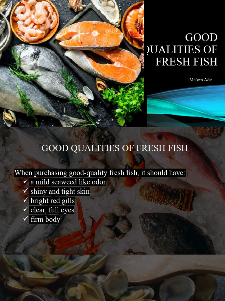 Good Qualities of Fresh Fish PDF