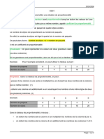 Définition: Deux Grandeurs Proportionnelles Coefficient de Proportionnalité