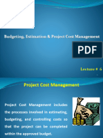 CPM Lec 6 Cost MGMT