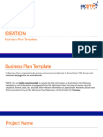 Business Plan Template For Ideation