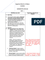 CitiSpace Suggestions-Objections On Hawkers Bye-Laws 2009 Dated 29 03 2009