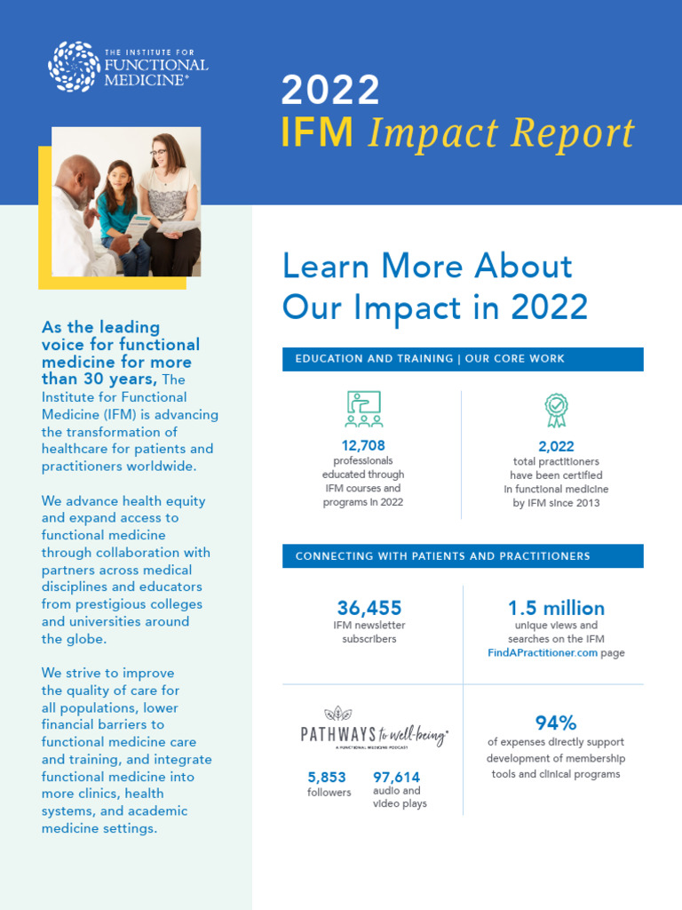 IFM Impact Report 2022 | Download Free PDF | Health Care | Medicine