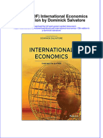 FULL Download Ebook PDF International Economics 13th Edition by Dominick Salvatore PDF Ebook