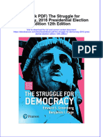 Ebook PDF The Struggle For Democracy 2016 Presidential Election Edition 12th Edition PDF