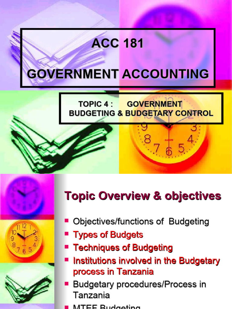Government Budgeting Techniques in Tanzania | PDF | Budget | Strategic ...