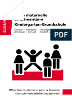 Ecole Maternelle Et Élémentaire - Kindergarten-Grundschule. Glossaire Français - Allemand Et Allemand - Français (PDFDrive)