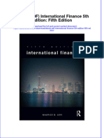 FULL Download Ebook PDF International Finance 5th Edition Fifth Edition PDF Ebook