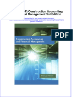 Ebook PDF Construction Accounting Financial Management 3rd Edition PDF