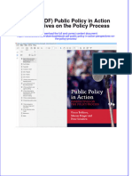 Ebook Ebook PDF Public Policy in Action Perspectives On The Policy Process PDF