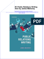 Ebook Ebook PDF Public Relations Writing 2nd Edition by James Mahoney PDF