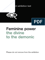 Feminine Power Exhibition Large Print Guide