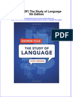 Ebook PDF The Study of Language 5th Edition PDF