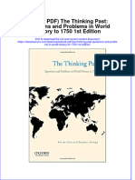 Ebook PDF The Thinking Past Questions and Problems in World History To 1750 1st Edition PDF