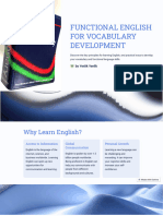 Functional English For Vocabulary Development