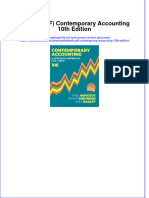 Ebook PDF Contemporary Accounting 10th Edition PDF