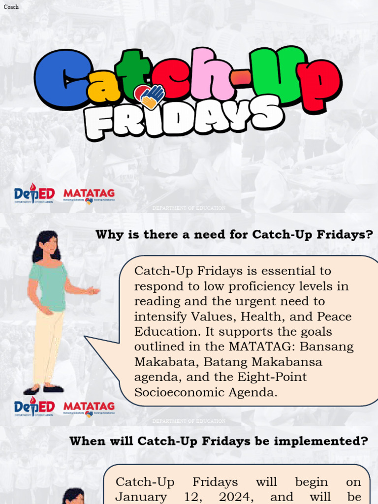 Catch Up Fridays Orientation Presentation PDF Learning Curriculum