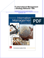 FULL Download Ebook PDF International Management Culture Strategy Behavior 10th PDF Ebook