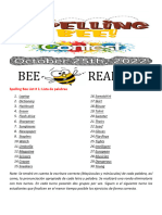 Spelling Bee List # 2 Contest