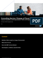 Presentation Consulting Change of Fiscal Periods