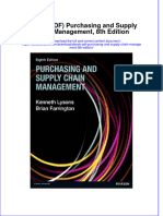Ebook Ebook PDF Purchasing and Supply Chain Management 8th Edition PDF