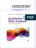 Ebook Ebook PDF Qualitative Data Analysis A Methods Sourcebook 4th Edition PDF