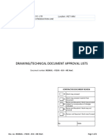 REDBULL - P2103 - B33 - 001 DRAWING & TECHNICAL DOCUMENT APPROVAL LISTS Rev1