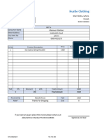 Professional Invoice in Excel