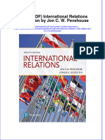 FULL Download Ebook PDF International Relations 12th Edition by Jon C W Pevehouse PDF Ebook