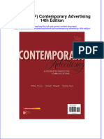 Ebook PDF Contemporary Advertising 14th Edition PDF