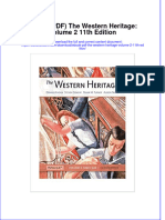 Ebook PDF The Western Heritage Volume 2 11th Edition PDF
