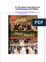 Ebook PDF The West in The World Vol II From The Renaissance 5th Edition PDF