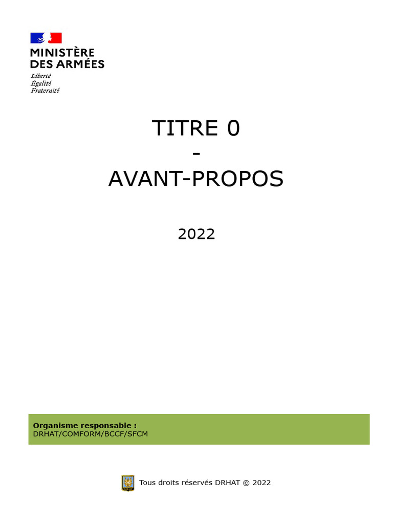 Manuel TTA 150 : Référence Militaire 2022 | PDF | Pédagogie | Formation ...