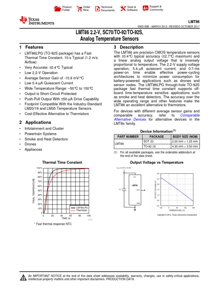 LMT86 | PDF