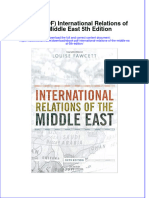 FULL Download Ebook PDF International Relations of The Middle East 5th Edition PDF Ebook