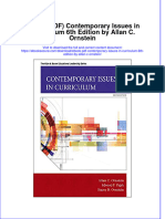 Ebook PDF Contemporary Issues in Curriculum 6th Edition by Allan C Ornstein PDF