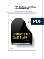 Ebook PDF Contemporary Class Piano 8th Edition PDF