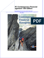 Ebook PDF Contemporary Financial Management 13th Edition PDF