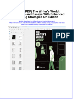 Ebook PDF The Writers World Paragraphs and Essays With Enhanced Reading Strategies 5th Edition PDF