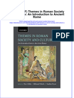 Ebook PDF Themes in Roman Society and Culture An Introduction To Ancient Rome PDF